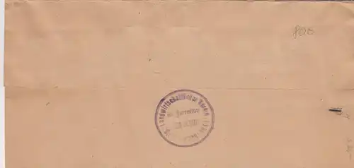 GG MeF de la 6Gr. marque de construction sur la lettre d'impression en Suisse