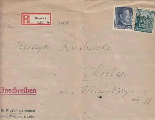 GG Grande Lettre recommandé Cracovie à Kielce, portofach