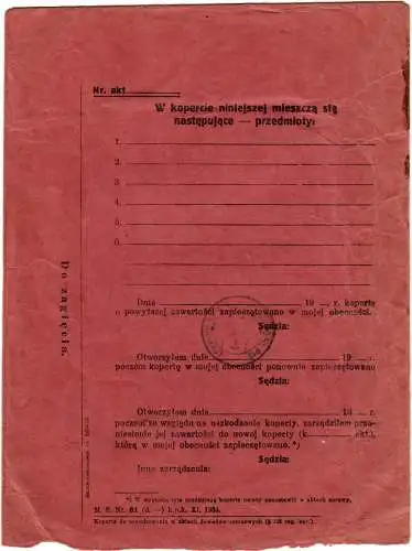 GG Dienst Einschreiben Krakau nach Jaroslau, portogerechte MiF