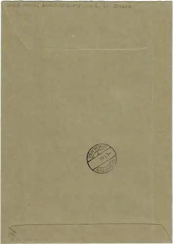 GG Dienst portogerechte MiF der 2. Gew. Stufe Einschreiben Krakau -Oberhausen