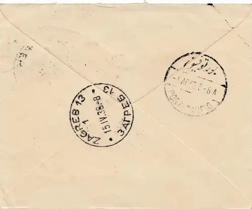 India 1938: letter Secundesa to Yugoslavia