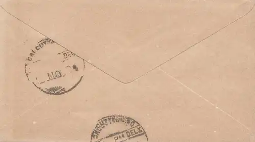 India 1887: small letter to Calcutta