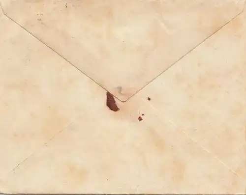 India 1909: letter to Gönenbach/Bayern/Germany