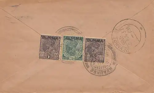 India 1937: letter to Devakotta