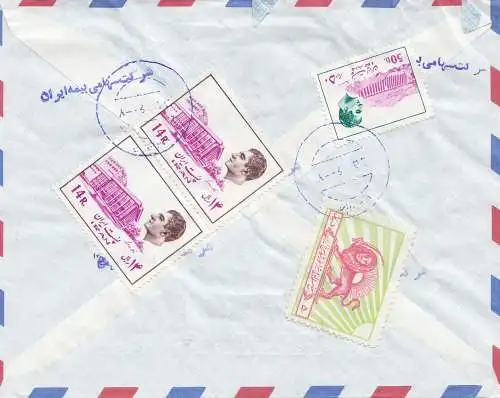 1976: air mail Teheran to BMW