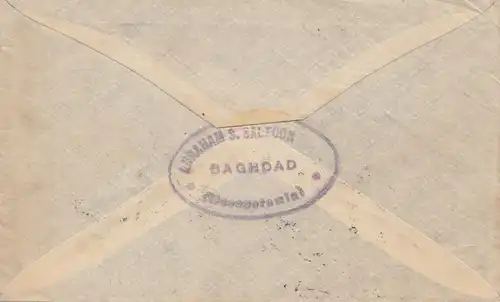 Iraq: letter Baghdad to Fürth