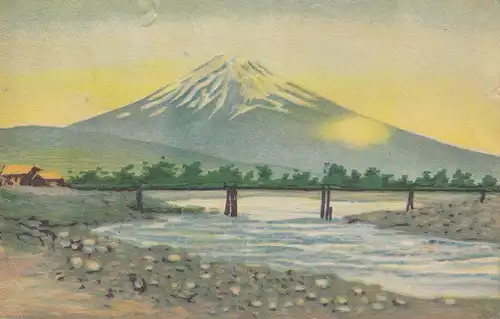 Japan 1923: post card Tokyo to Berlin