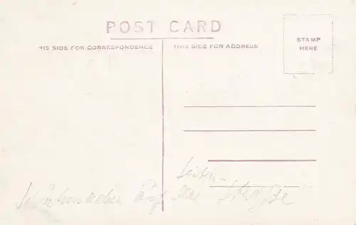 Japan 1902: post card shose mender 