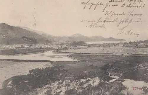 Japan 1905: post card Manta - 熱田 - Atsuta/Nagoya - to Hamburg