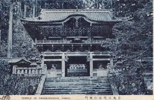 Japon: 1916: post card Nikko to Stiegnitz