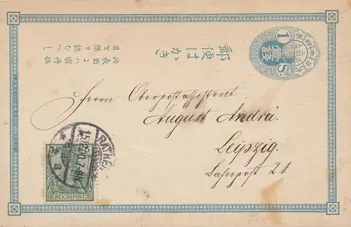 Japan 1900: Tagonoura to Rathen - Leipzig