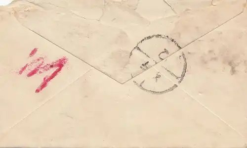 Japon cover Dairen/Manchuria to Shanghai - Chine, Tax