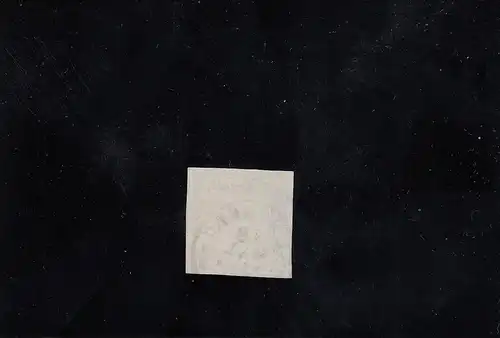 Bayern: MiNr. 1 Ia schwarz, Platte 1, gestempelt Nürnberg, BPP Attest