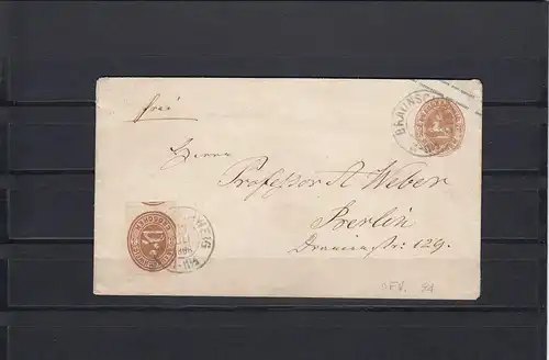 Braunschweig: Min° 20 et 49 sur lettre à Berlin