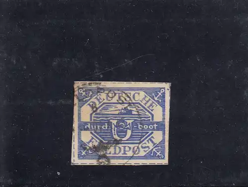 Feldpost: MiNr. 13b, gestempelt 1.4.45, BPP Attest