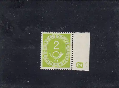 Bund: MiNr. 123 D2, postfrisch, Posthorn