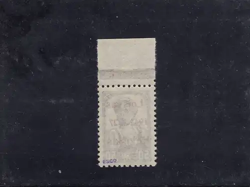 Lituanie: MiNr. 6b Impression Type II, post-fraîchissement, par la surface supérieure, BPP Attest