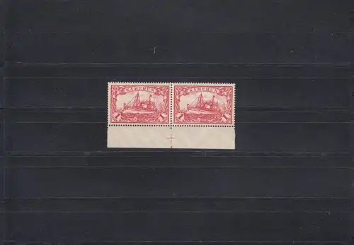 Cameroun: Min. 16, frais, avec plaques n° 4, couple horizontal