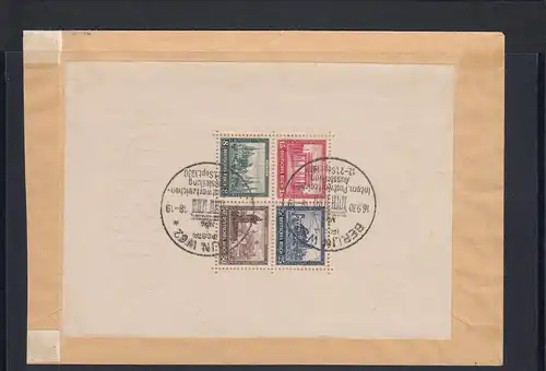 DR: lettre recommandée Bloc 1 - Iposta - Tampon spécial, en Autriche, BPP Attest