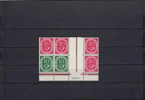 Bund: MiNr. W2/W1, postfrisch, HAN