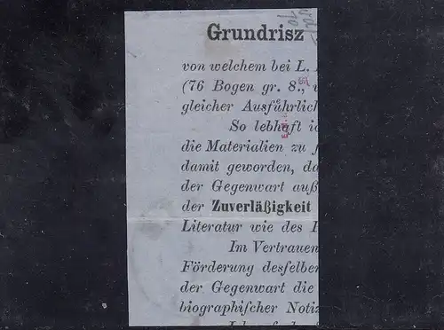 Hannover: MiNr. 8b auf Briefstück, gestempelt Celle, Befund AIEP