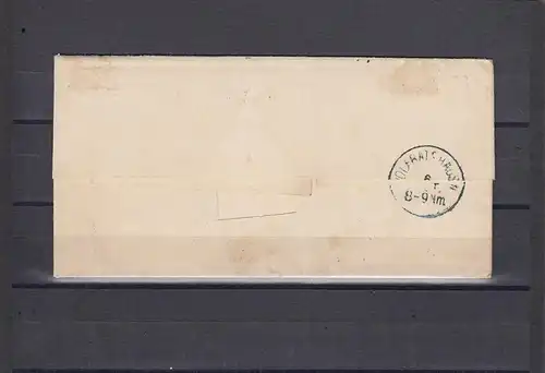 Bavière: MiNr. 32c et 33 sur lettre Munich après Wolfratshausen, BPP résultats