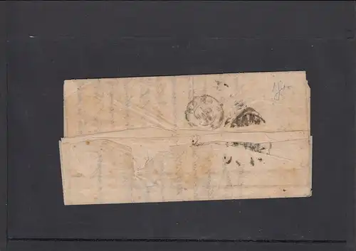 Bavière: Min. 21a, Lettre Freyung sur Marseille à Rome, BPP Attest