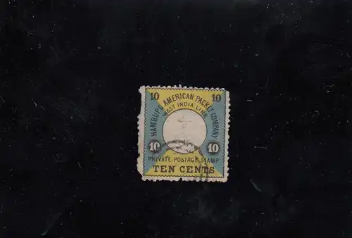 HAPAG, Nr. 1, gestempelt, Mängel