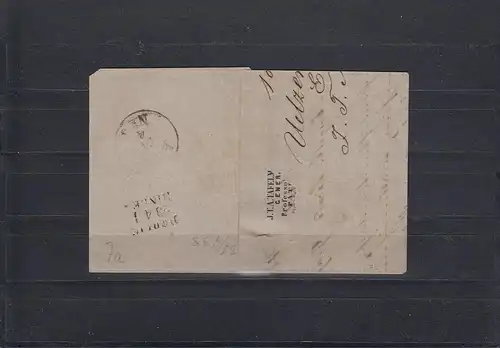 Hannover: MiNr. 7 auf portogerechtem Brief Uelzen nach Gräfrath, BPP Befund