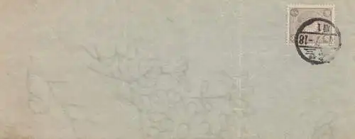 Japan 1918, handwriting original cover