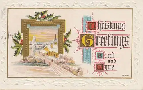 Japon post-card christmas meeting Yokohama to Berlin