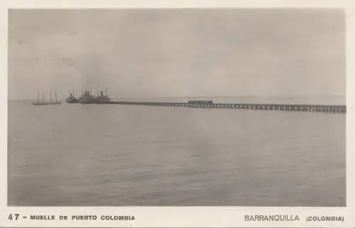 Colombia 1928: post card Barranquilla to St. Gallen