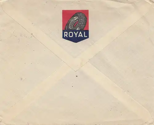 Colombia 1940: Bogota to New York - air mail, Royal pneumo