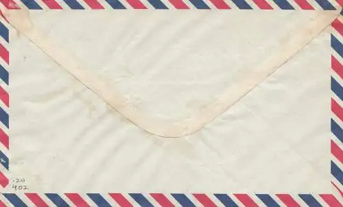 Macao 1966: air mail letter. .