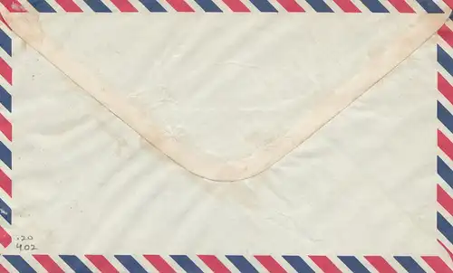Macau 1966: air mail letter