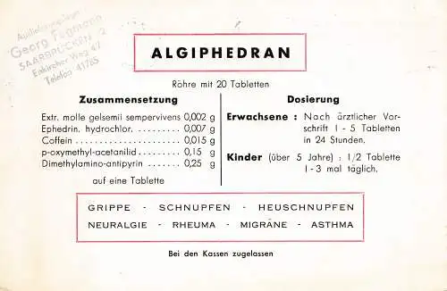 Maroc 1958: Casablanca to Saarbrücken; German text, Medicin