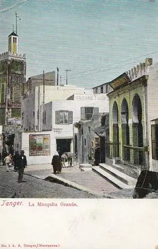 Maroc post card Tanger to Amsterdam.