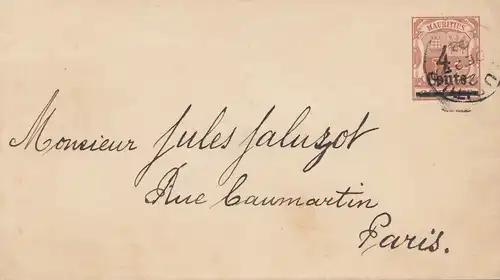 Maurice: letter to Paris. .