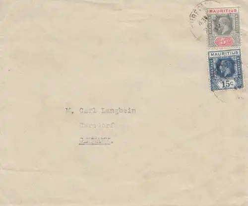 Maurice: 1932: letter to Cursdorf