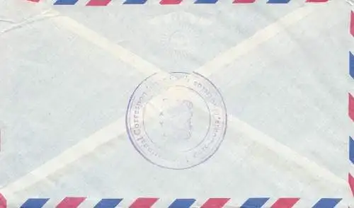 Mauritius: 1977: air mail to München