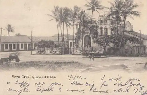 Mexico 1904: post card Vera Cruz to London