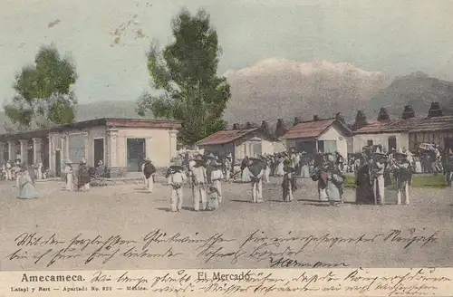 Mexico 1914: post card Amecameca to Fribourg