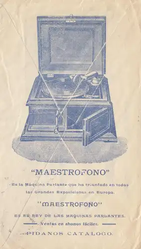 Mexico 1913: Capuchinas to Stuttgart, Gramophone, Maestrofono, Pianos, Music
