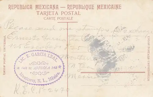 Mexico post card Örizaba, Monterrey