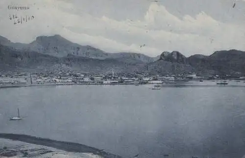 Mexico 1910: post card Guaymas to Manchester