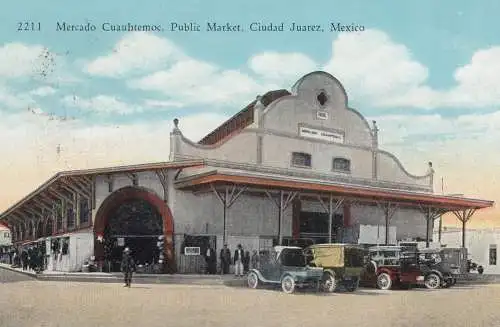 Mexico 1937: post card Ciudad Juarez to Stuttgart