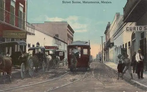 Mexico 1925: post card Matamoros used in Switzerland