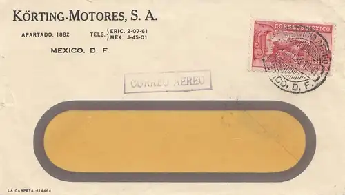 Mexique 1936: air mail to Merida