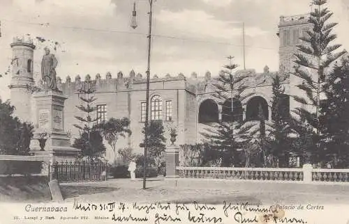 Mexico 1907: post card Cuernavaca to Feldkirch