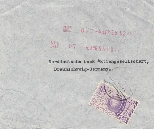 Jourdain: 1955 Amman to Braunschweig